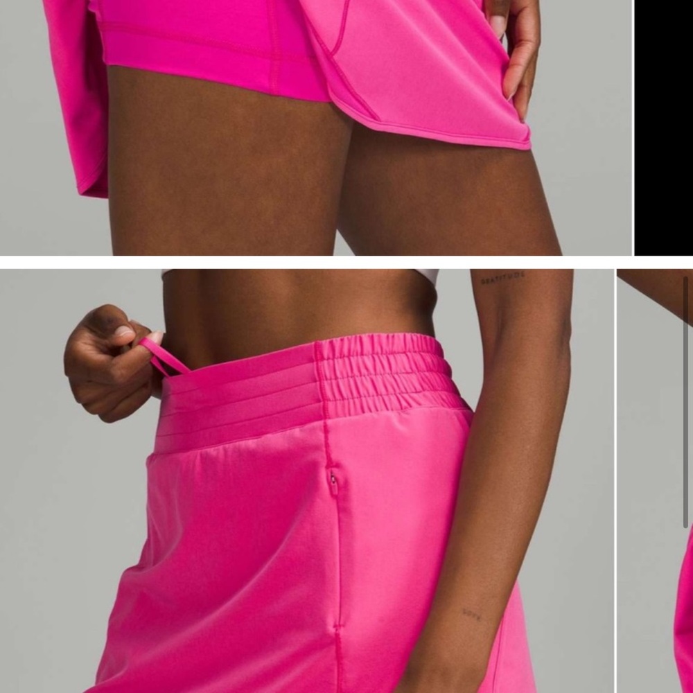 hotty hot hr skirt long pink lululemon